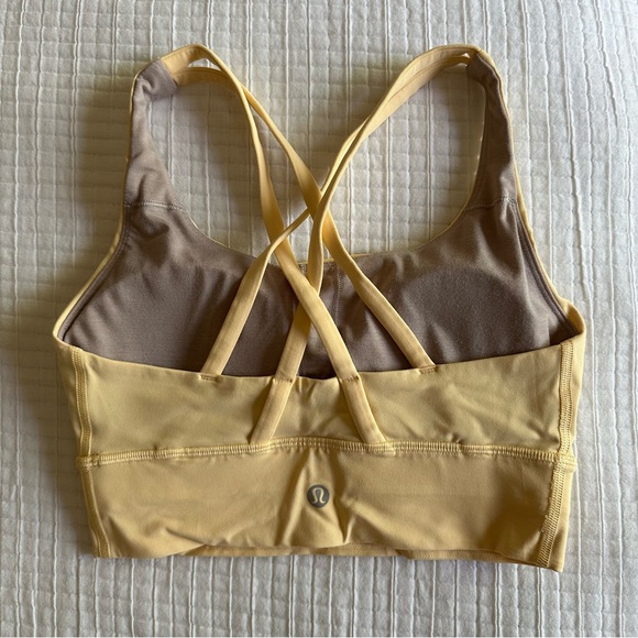 lululemon Butter Yellow Sports Bra - Picture 2 of 5
